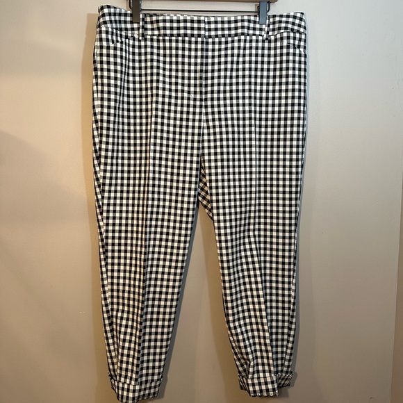 Talbots Pants - NWT TALBOTS Women's 16 Petite Hampshire Ankle Dress Pants Straight Leg Gingham